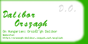 dalibor orszagh business card